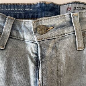 AG Adriano Goldschmied Light Blue Denim Jeans